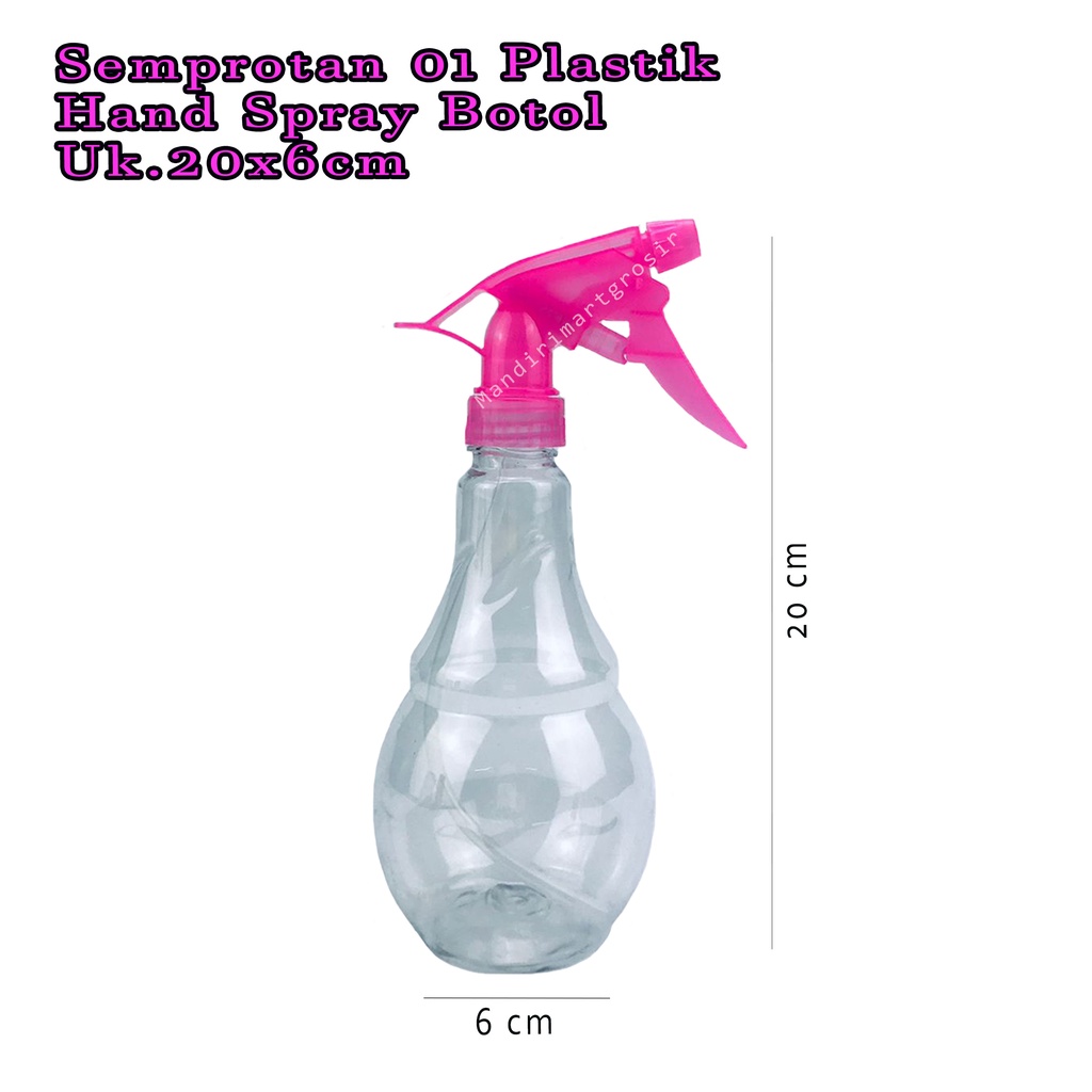 Semprotan 01 Plastik * Hand Spray Botol * Uk.20x6cm