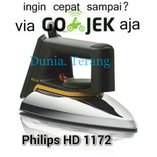 Setrika Philips HD 1172 / Gosokan Philips HD 1172