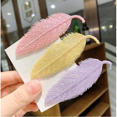 Jepitan Rambut Daun import Korea Design Hairclip