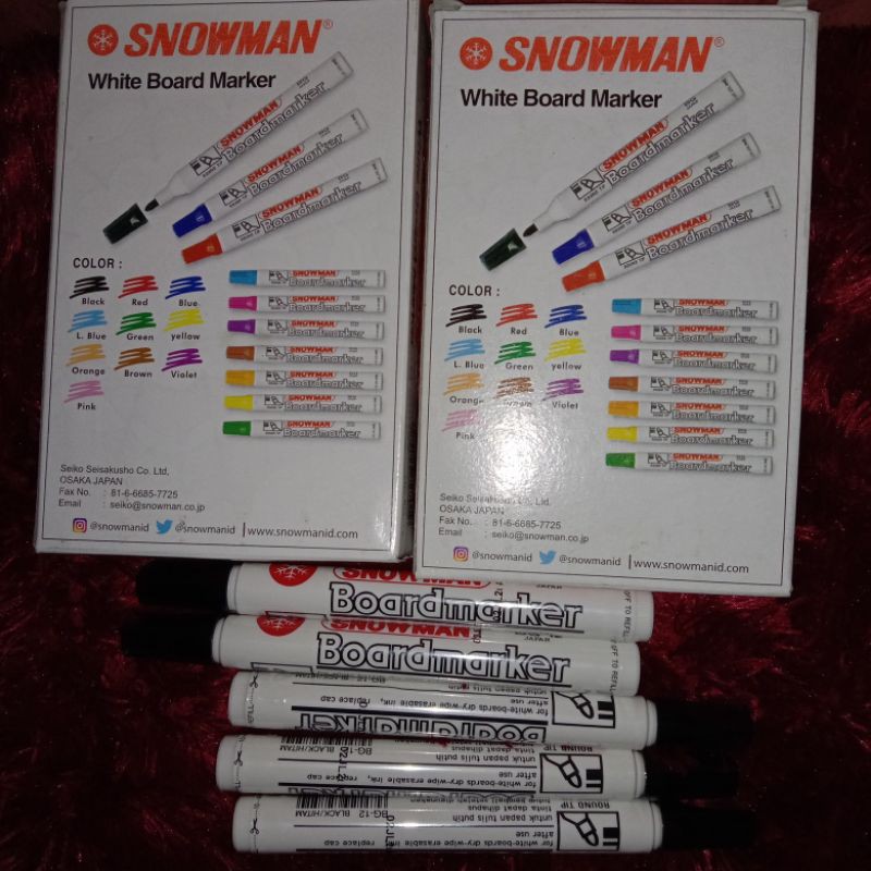 

SENOMAN WHITE BOARD MARKER ORIGINAL/1PAK ISI 12 PCS