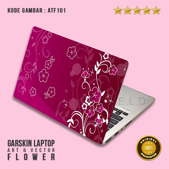 Garskin / Skin / Cover / Stiker Laptop - Flower 1