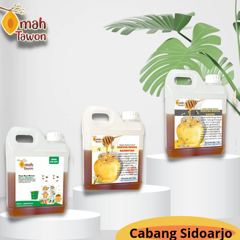 

Madu Murni Madu Mentah Varian Nektar Randu Rambutan Akasia Kopi Netto 1kg