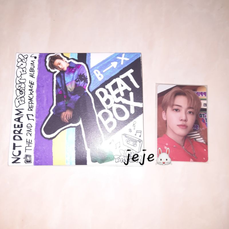 DIGIPACK ONLY BEATBOX JAEMIN ; PHOTOCARD MIXTAPE JAEMIN