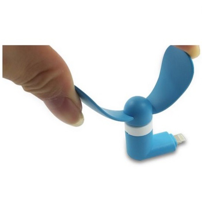 Lightning Port 8 Pin Mini Kipas Angin Portable USB Fan for HP