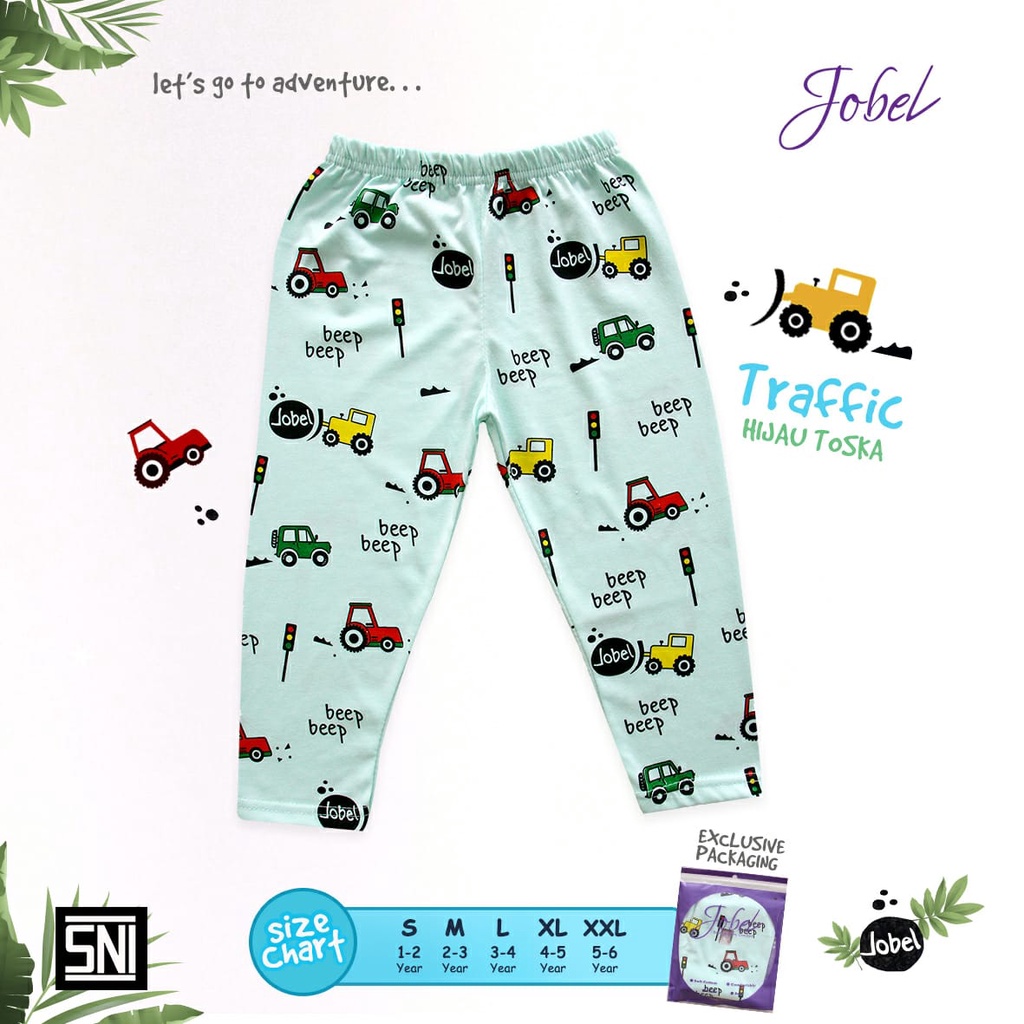 Jobel 1pc Long Pants Print