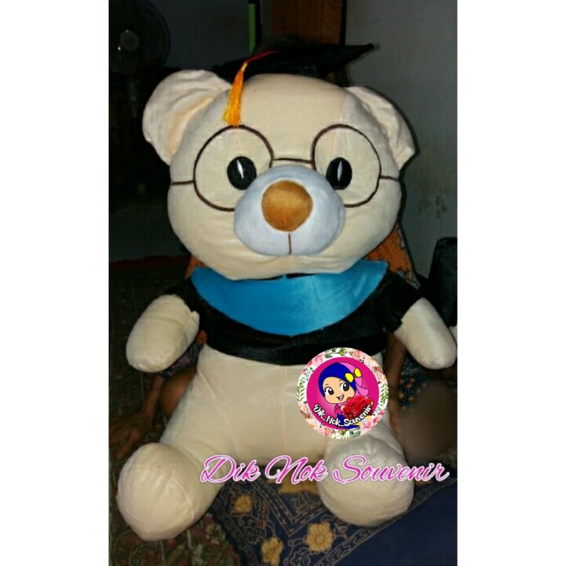 BONEKA WISUDA TEDDYBEAR JUMBO TERMURAH 60CM KADO WISUDA HADIAH WISUDA KADO UNIK