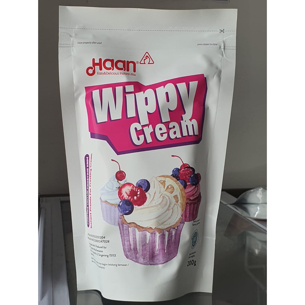 

Haan Wippy Cream 200g Pouch Whip Cream Bubuk