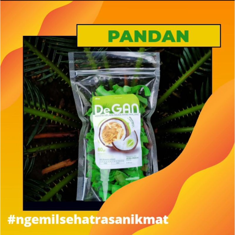 

Keripik Kelapa Muda (Coconut Chips) Pandan