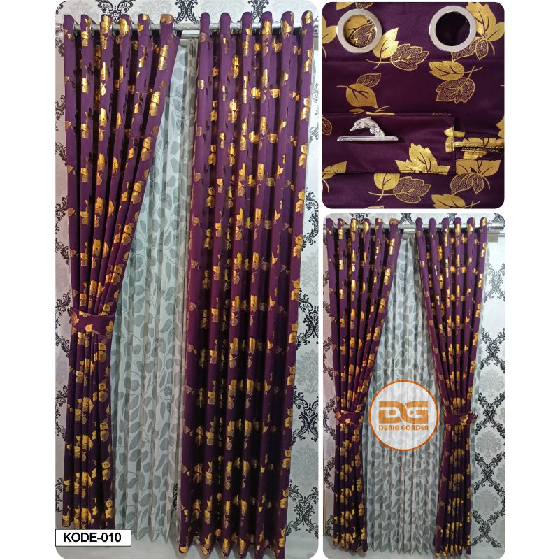 GORDEN JENDELA KAMAR/GORDEN PINTU KAMAR/GORDEN JENDELA/GORDEN PINTU RUANG TAMU / KODE-010