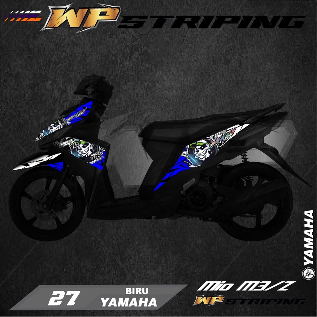 Stiker Striping MIO M3 / MIO Z / Sticker Variasi List Skotlet Motor Yamaha MIO M3 / MIO Z 27