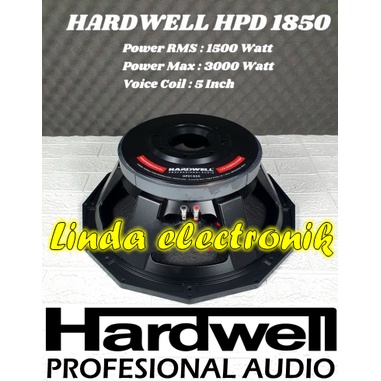 speaker component hardwell hpd 1850 mk ll 18inch ORIGINAL hpd1850mkll