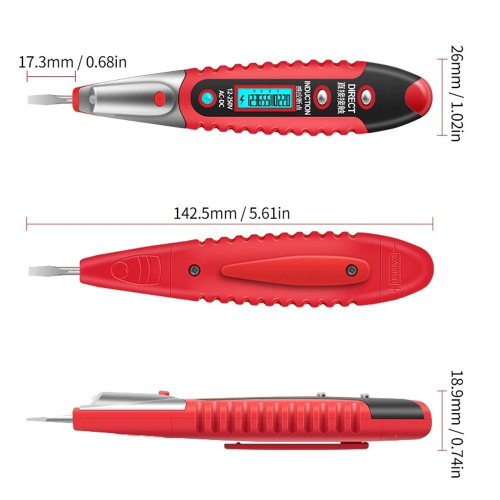 Pineapple Tester Pen ANENG LCD Display Pensil Tester Induksi Non Kontak