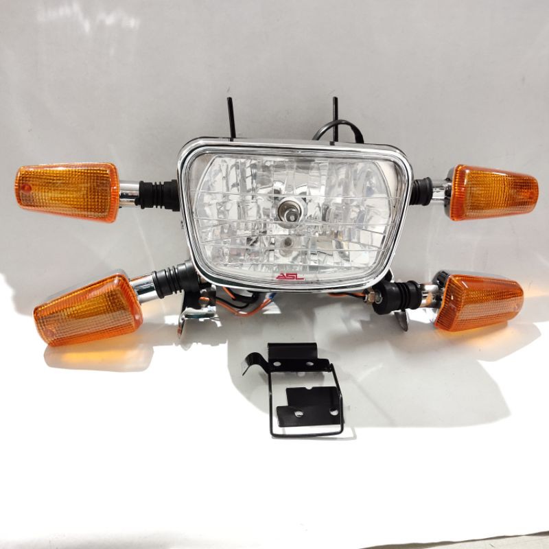 reflektor lampu depan RX king Breket lampu dan lampu sen 2 set RX king