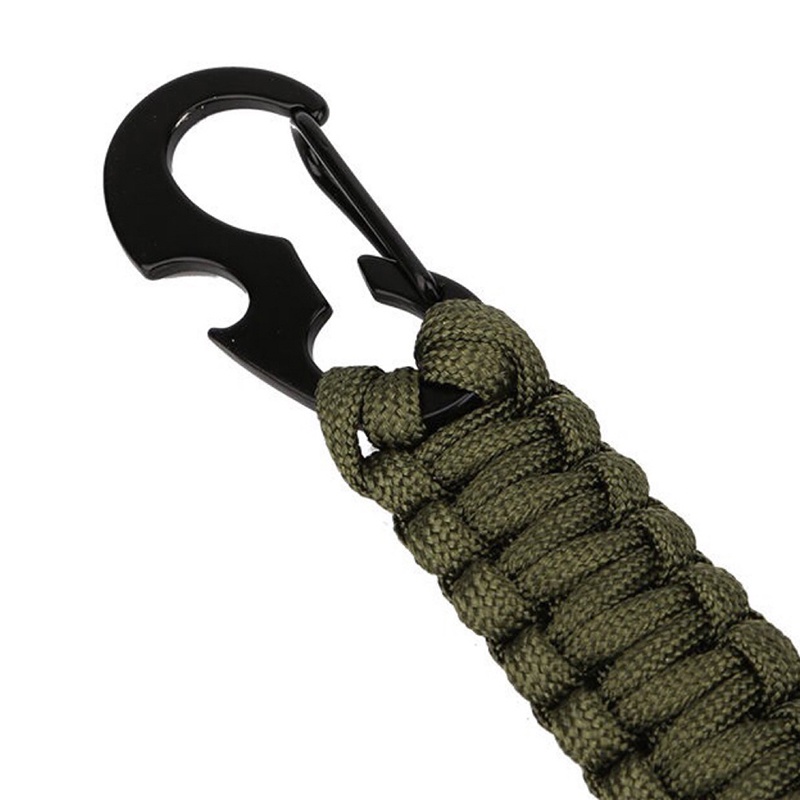 &lt; E2id &amp; &gt; Alat Pembuka Botol + Tali Paracord Untuk Survival Outdoor / Camping