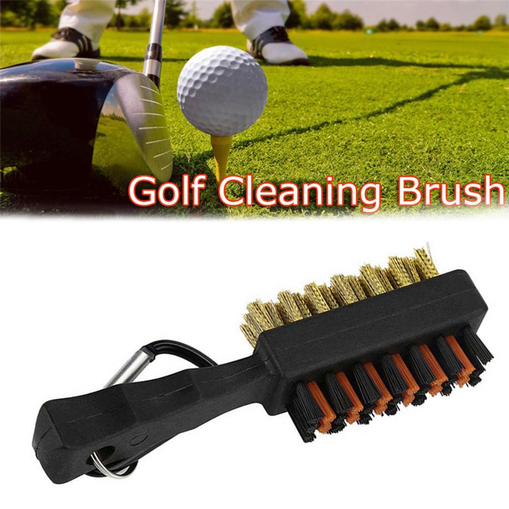 Sikat Club Golf AUGUSTINA 2sisi High Quality Wedge Ball Slot Cleaning Brush Sharpener Alat Sikat Pembersih Alur Golf Puterter