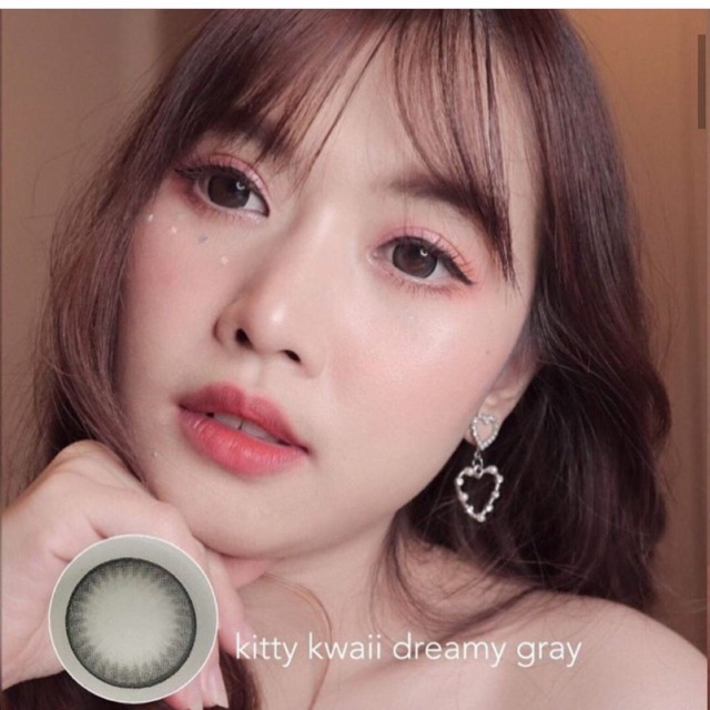 Softlens Kitty Dreamy grey Super big eye / KONTAK LENSA