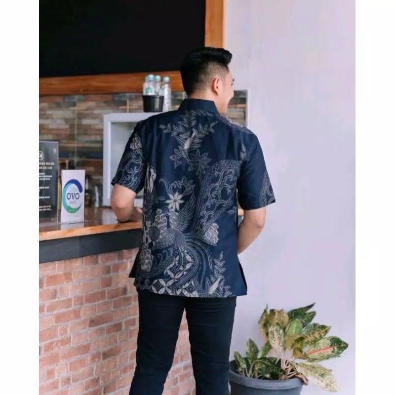 Kemeja Batik pria Lengan Pendek Premium Lapis Furing Asli Solo Sragenan - Kemeja Batik Pria Lengan Panjang Asli solo Lapis Furing Termurah