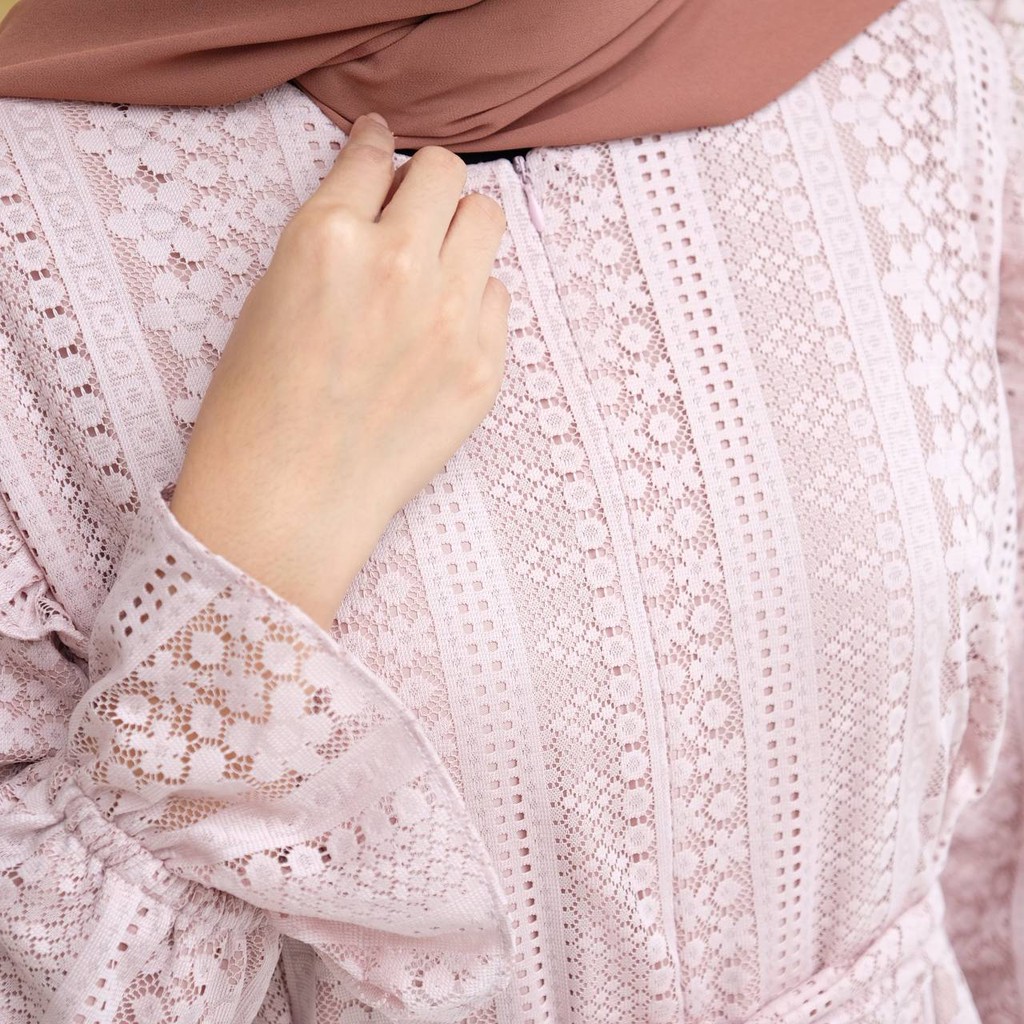 Maraya Brukat Dress Jumbo/Dress Brukat Jumbo Ld 110/Dress Jumbo/Gamis Brukat Jumbo/Dress Pesta Jumbo