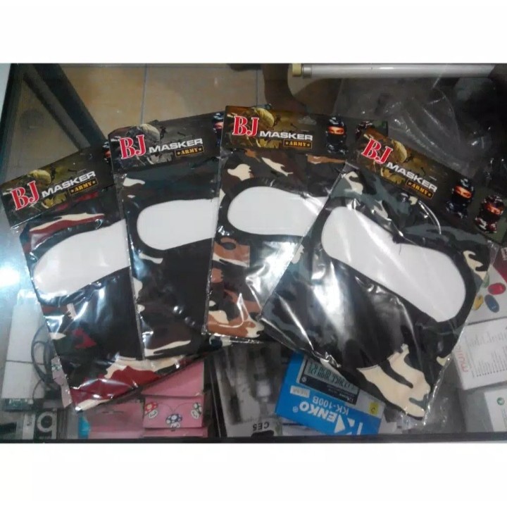 Satuan Masker Ninja Army KBR/Masker motor Murah/masker buff motor berkendara anti polusi dan debu