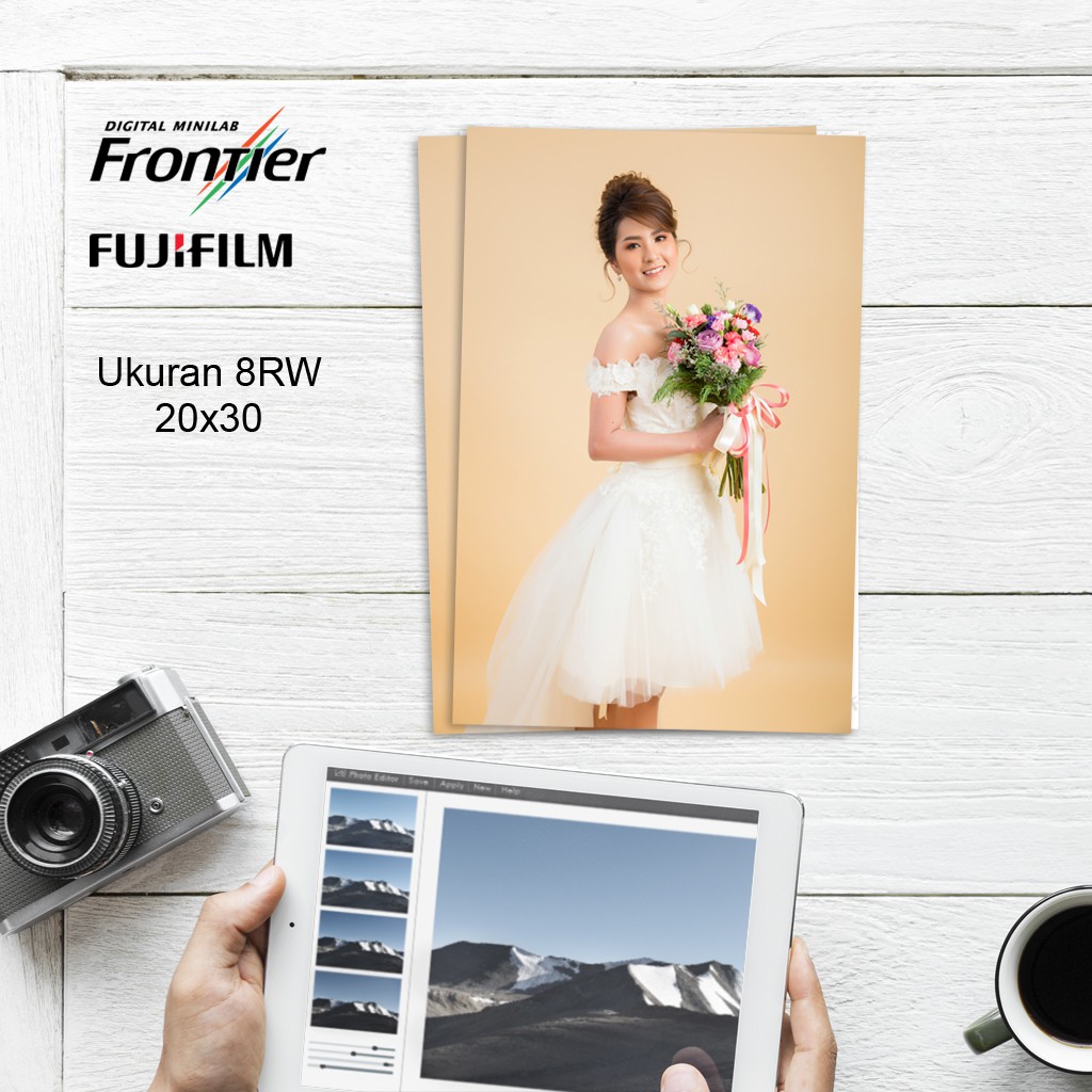 Cetak Foto 8RW Kertas Fujifilm