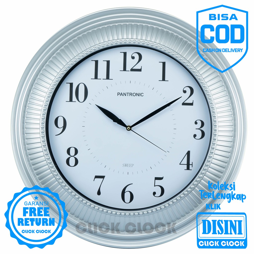 Jam Dinding Polos Besar Minimalis  Wall Clock Bagus Elegan PT-7046