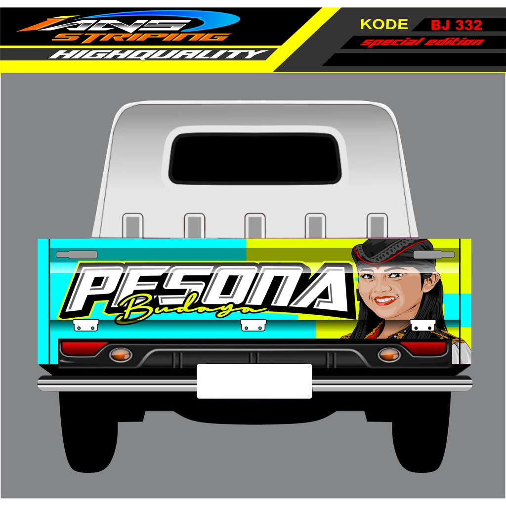 STIKER MOBIL GRANMAX PICK UP / DECAL STICKER GRANMAX / STICKER BAK GRANMAX