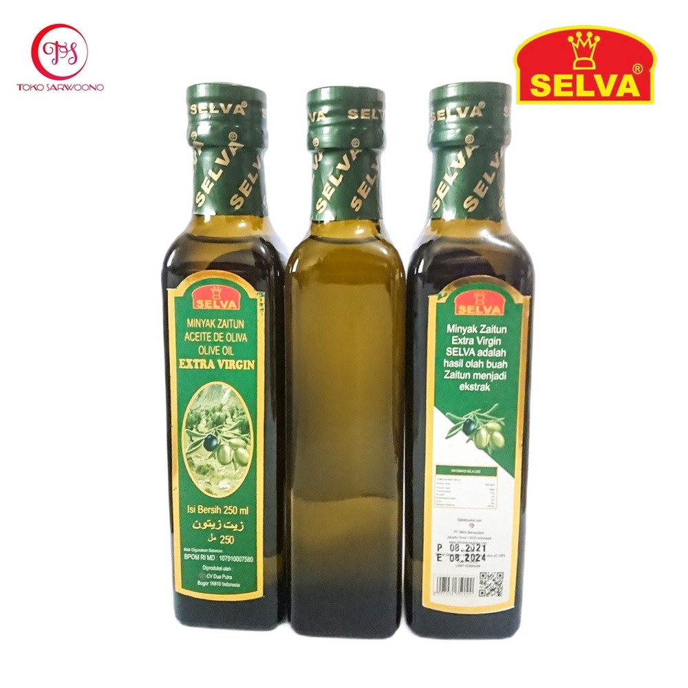 Minyak Zaitun Selva 250 ml - Extra Virgin Olive Oil