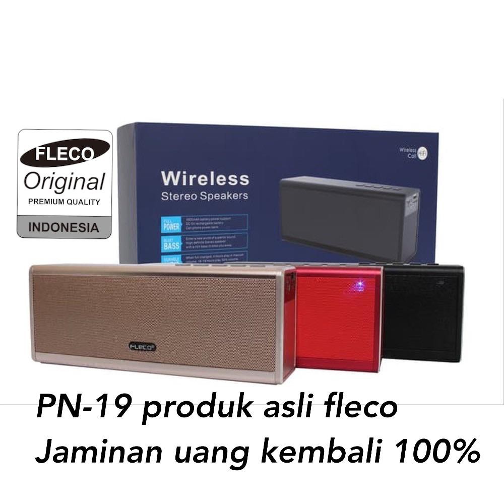 SPEAKER BLUETOOTH FLECO PN19 WIRELESS PREMIUM ORIGINAL
