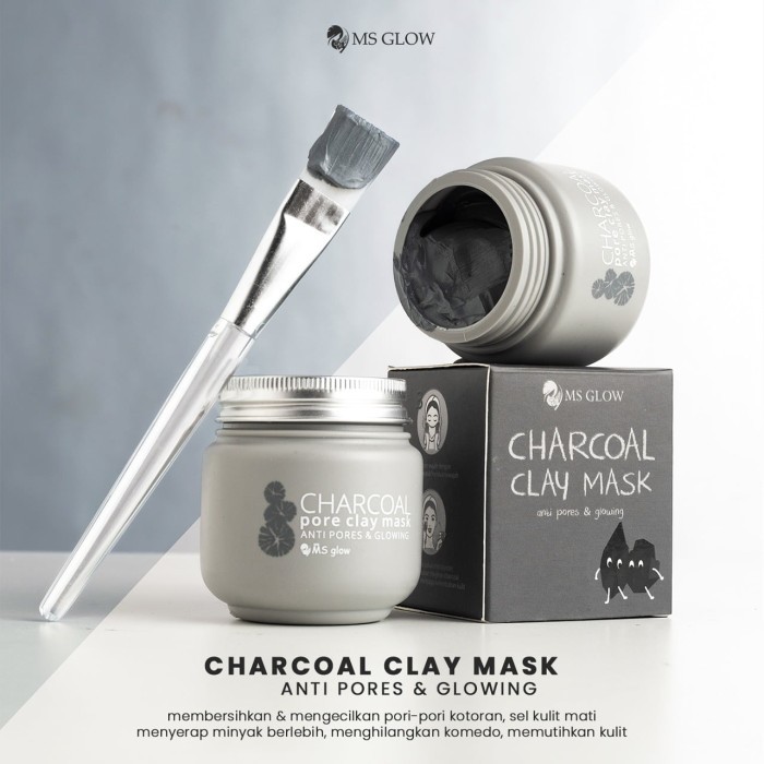 *TokoSalamJombang*MASKER CHARCOAL MS GLOW