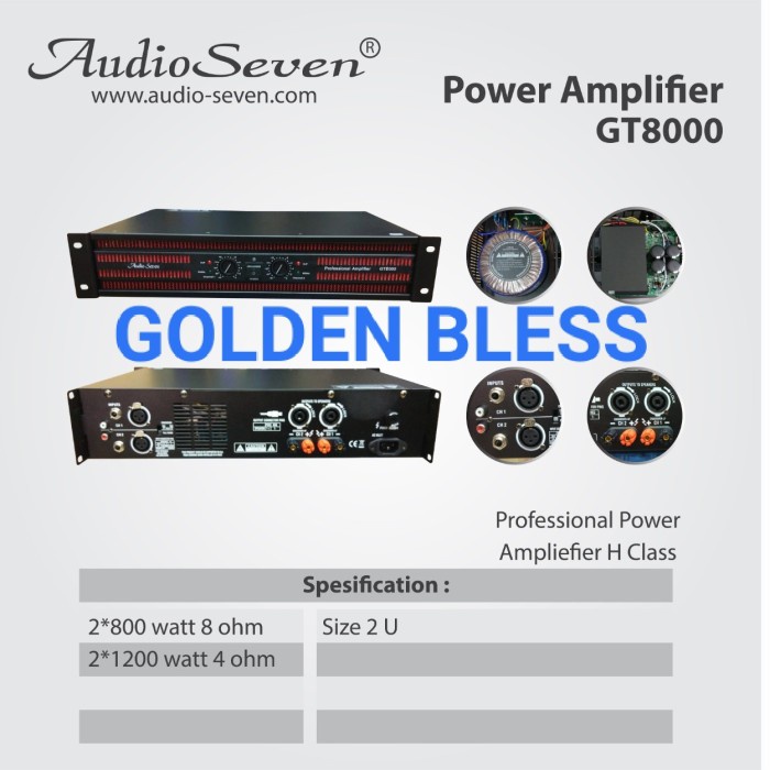power Audio seven GT 8000 original