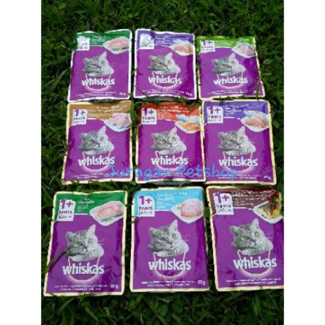 WHISKAS SACHET ADULT 1+ 80Gr|Makanan Kucing Wet Whiskas Murah