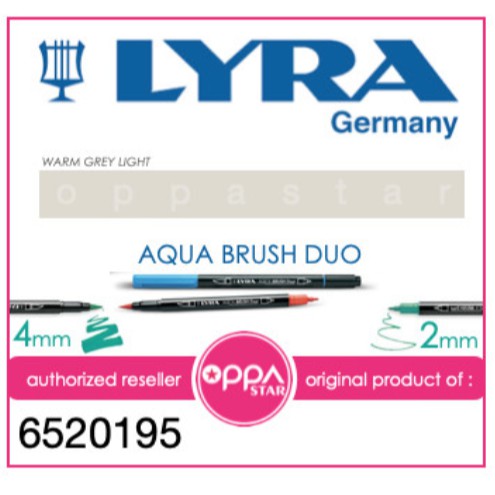 

Brush Pen Lyra Aqua Brush Duo Pen Warm Grey Light 6520195