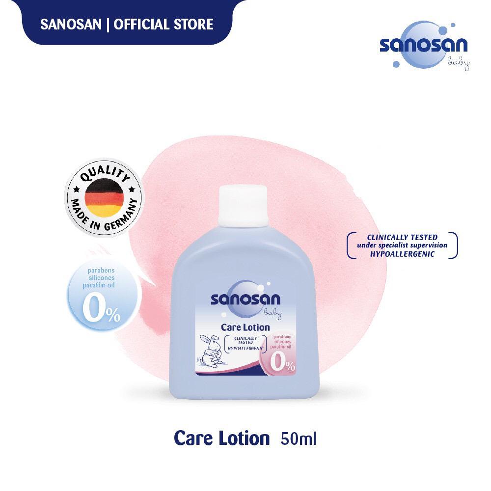 SANOSAN Baby Trial Pack Bath and Shampoo 50ml - Care Lotion 50ml