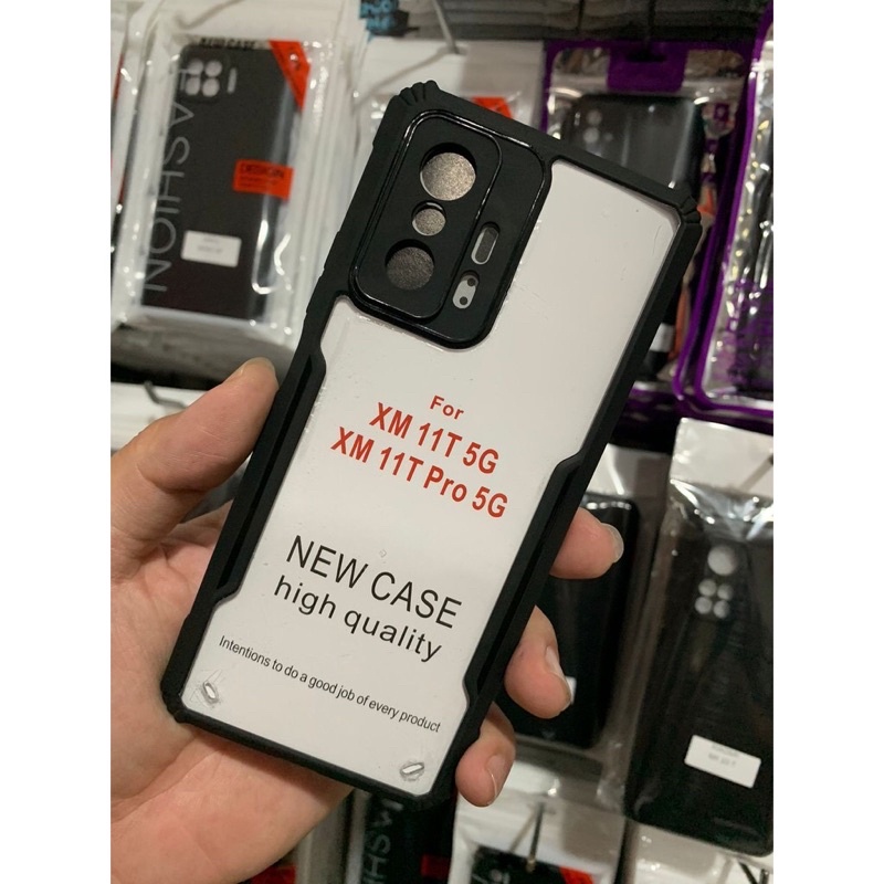 Xiaomi Mi11T / Mi11T Pro Hard Case Armor Shockproof Bumper Transparant