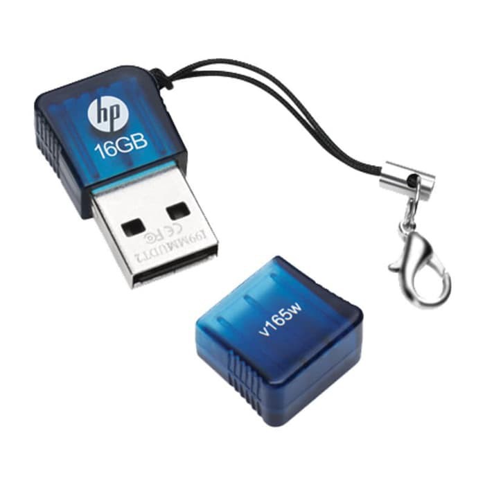 USB FLASHDISK HP ORIGINAL v165w- 16GB (BLUE)