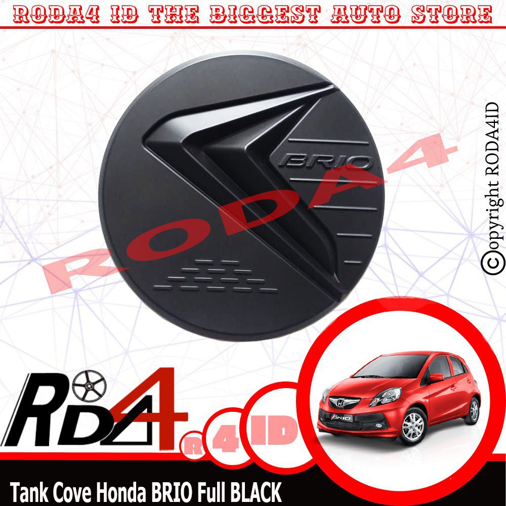 Tank Cover  Tutup Bensin Honda Brio Full Black