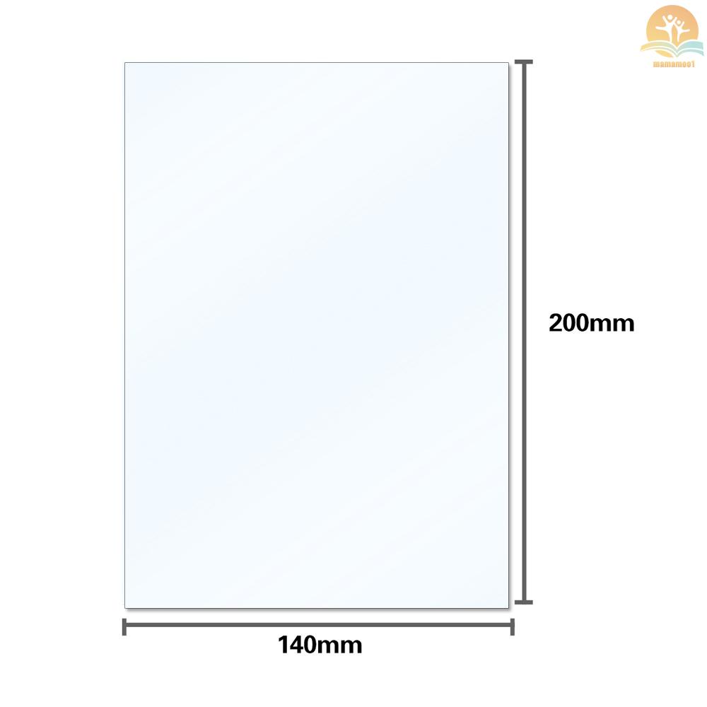 Dotbit Professional FEP Film Sheet 200*140mm 0.1mm Thickness Transparent Release Film for Photon Resin 3D Printer SLA DLP 3D Printer Accessories, 5pcs