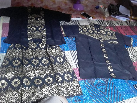 Maura Couple - Sania Ruffle Batik Couple Ori  Ndoro Jowi Dnt Garasi Termurah  Shopee - Couple Reno