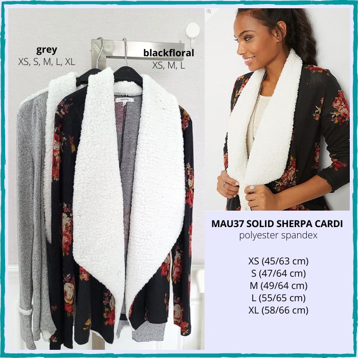 Cardigan Wanita Maurices 37 Solid Sherpa Cardi