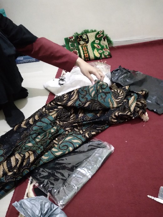 Gamis Batik (cod) Manggar Gamis Batik Pesta Model Terbaru