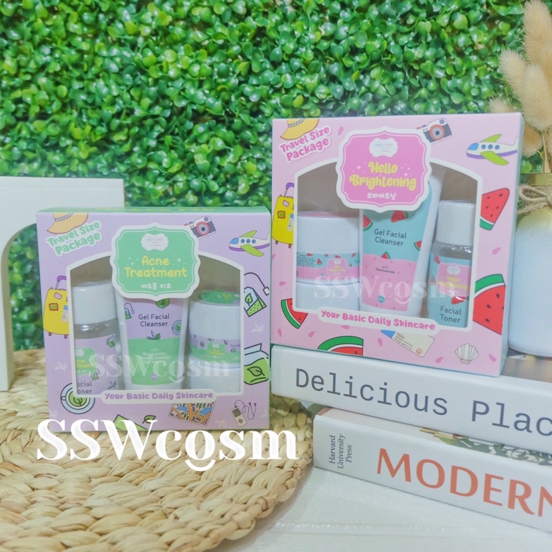 Yeppu Yeppu by Chingu Kiyowo Paket Skincare Paketan Skincare Hello Brightening & Acne Treatment Trav