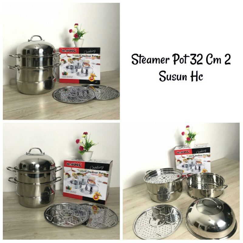 Panci Kukus Dandang Kukusan HC Steamer Pot 32cm Murah COD