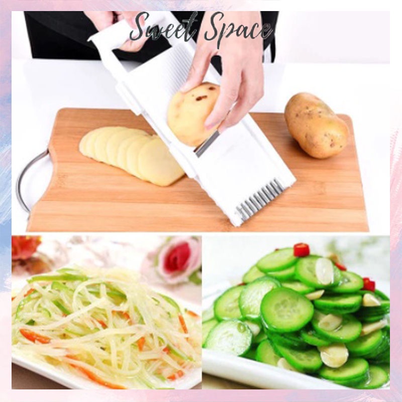 PARUTAN SAYUR DAN BUAH MURAH 4 IN 1 | ALAT PARUTAN SAYUR DAN BUAH MULTIFUNGSI [SWEETSPACE]