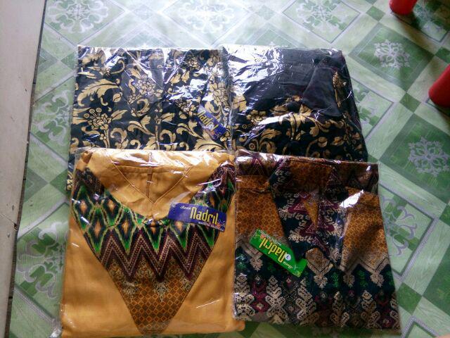 Wou Batik Couple Talitha Maura Couple - Sania Ruffle Batik Couple Ndoro Jowi Dnt Garansi - Kg015