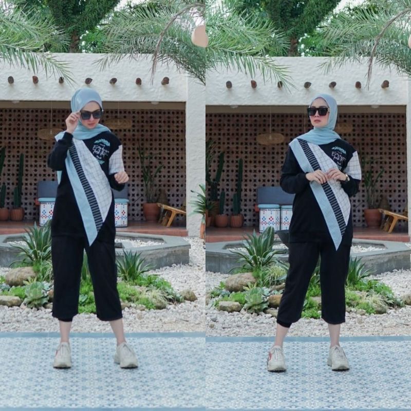 AYANAN by Numiaa (Set atasan bawahan, kaos olahraga, Baju setelan kasual)