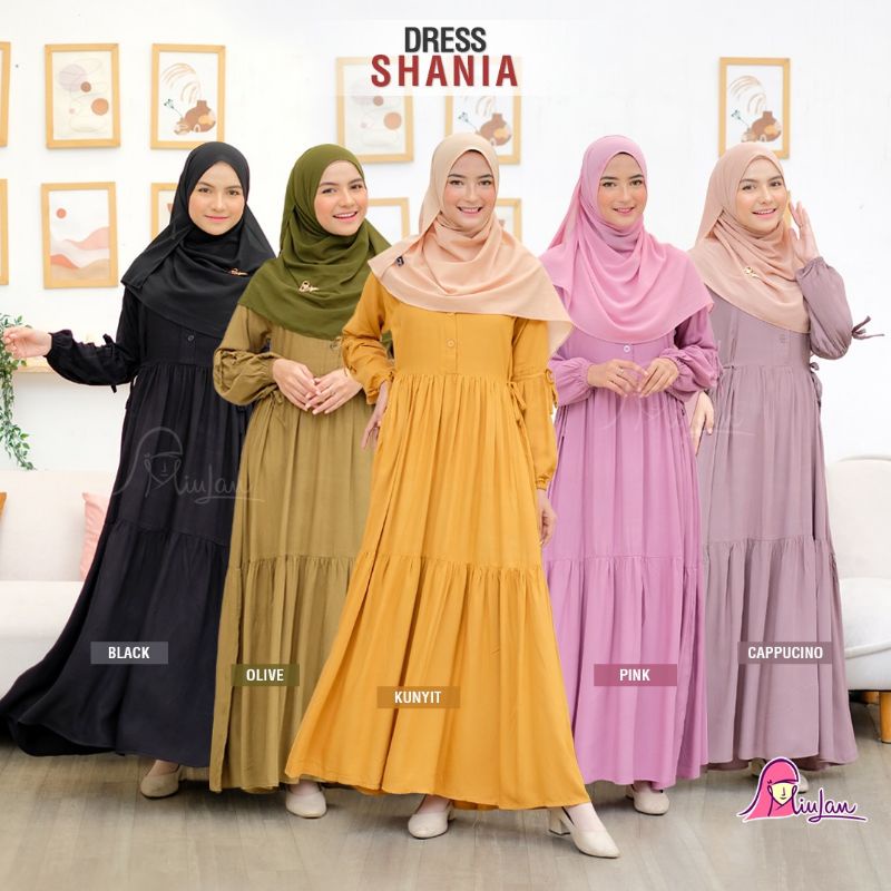 DRESS SANIA MIULAN / GAMIS RAYON