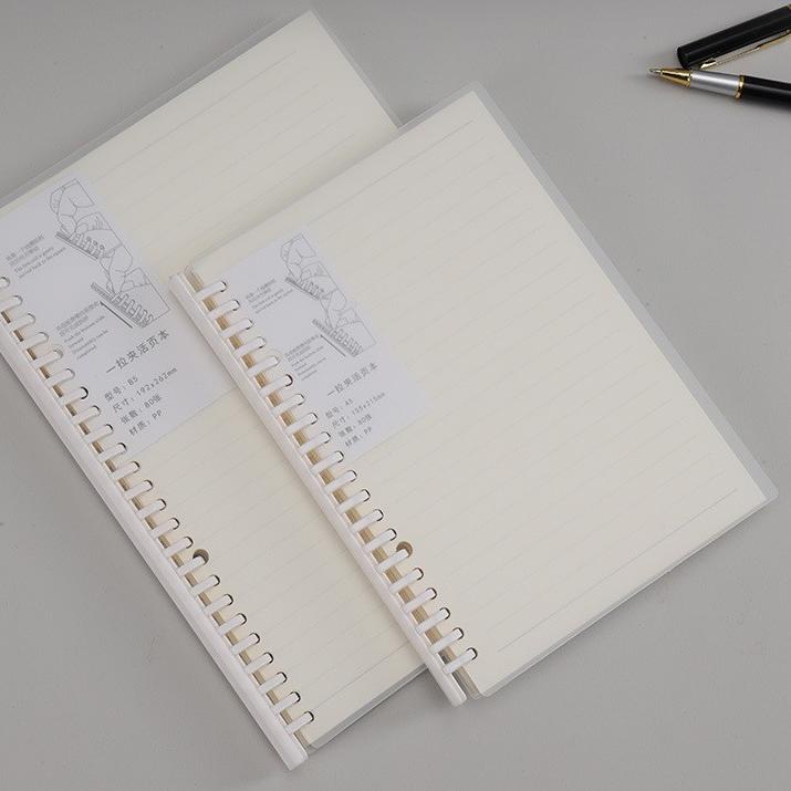 

Ready wy Binder Note Spiral Ring Model ( Garis, Polos, Dotted , & Grid ) A5 & B5 - 80 lembar KR 66R