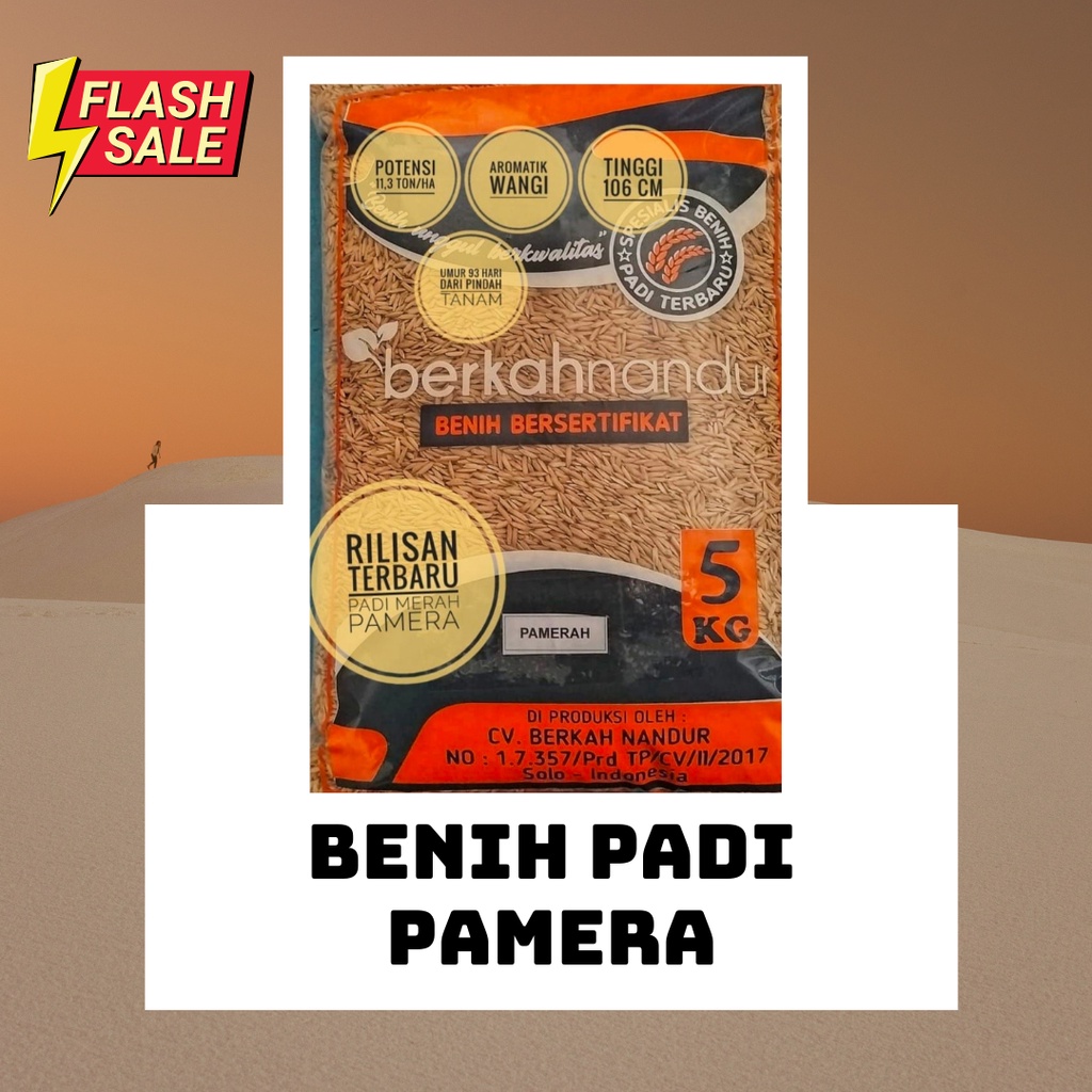 Benih Padi Merah Pamera