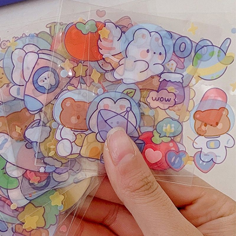 

stiker imut korean bear 1 pcs