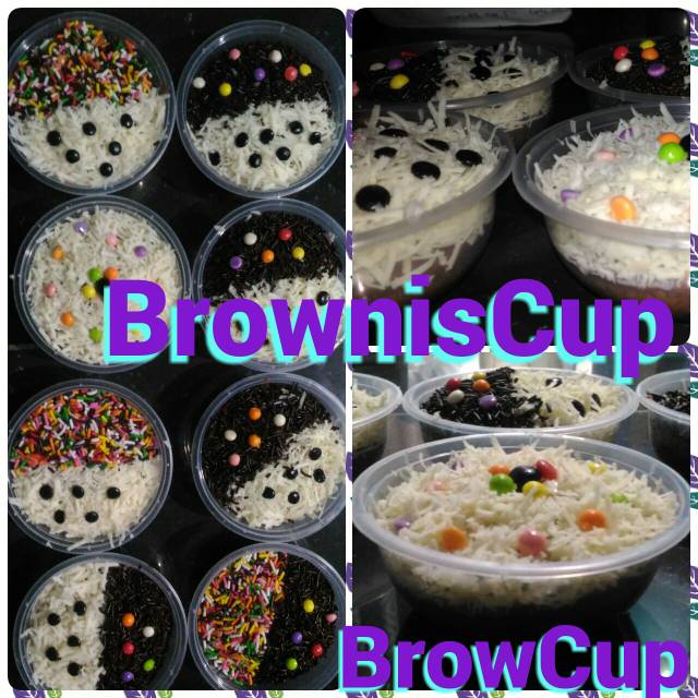 

Kue BrowCup (BrownisCup)
